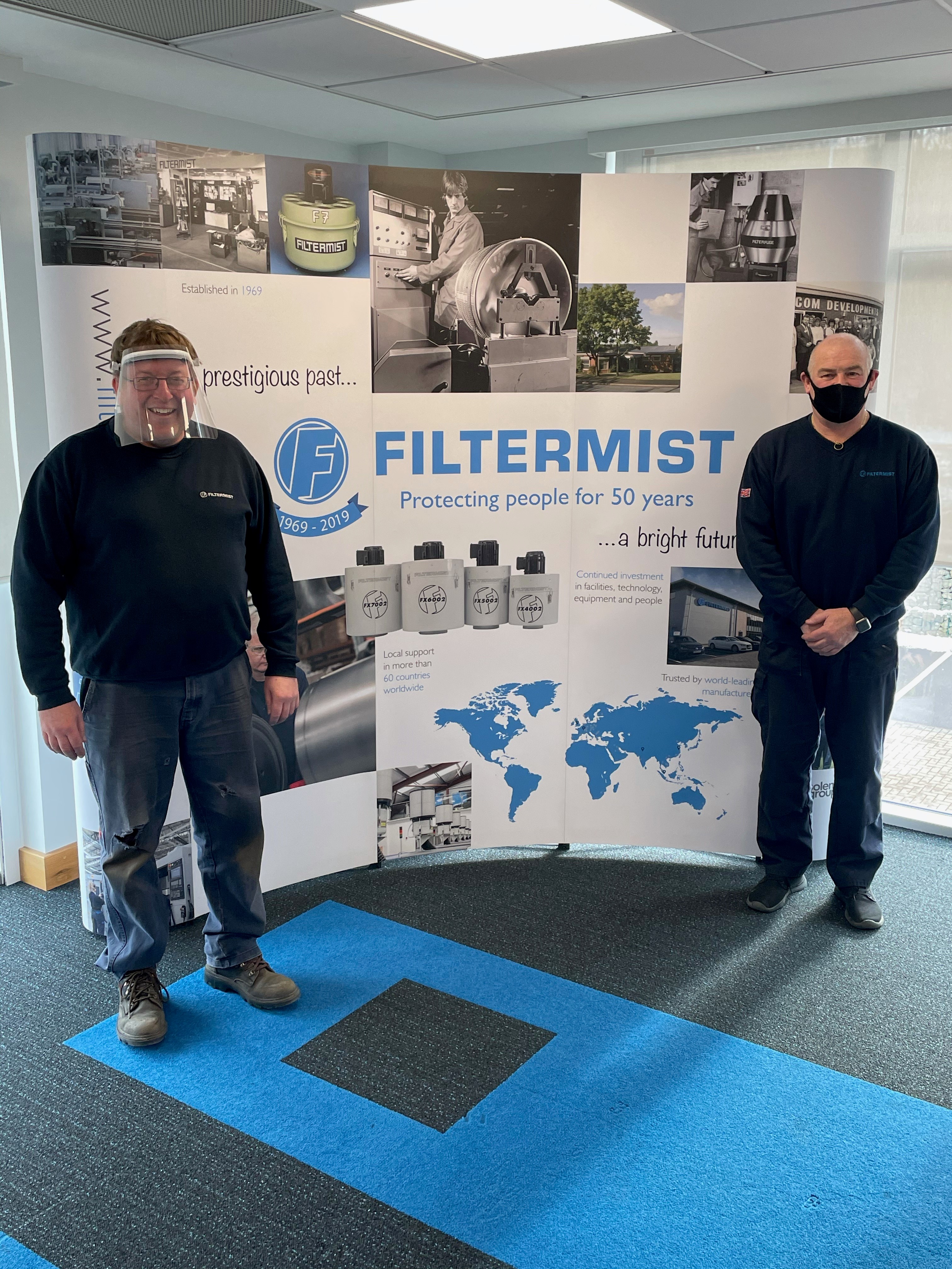 25-year milestone for two Filtermist colleagues